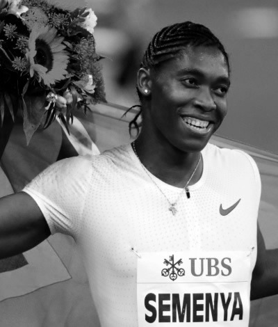 Caster Semenya (Sudáfrica): Atleta y activista por los derechos de las mujeres intersexuales en el deporte.