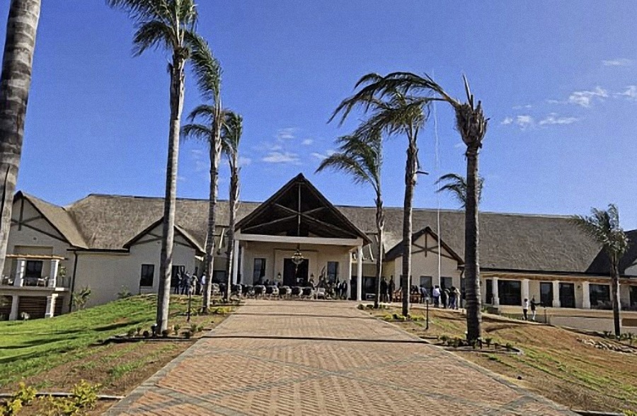 El complejo turístico Shaturia Manor (Botsuana).
