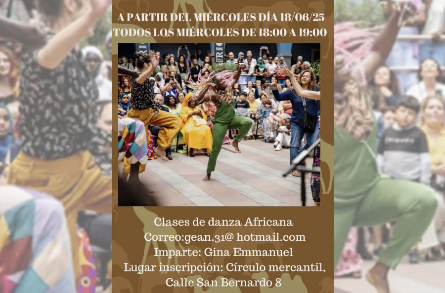 El Círculo Mercantil de Las Palmas de Gran Canarias acoge un curso de danza africana.