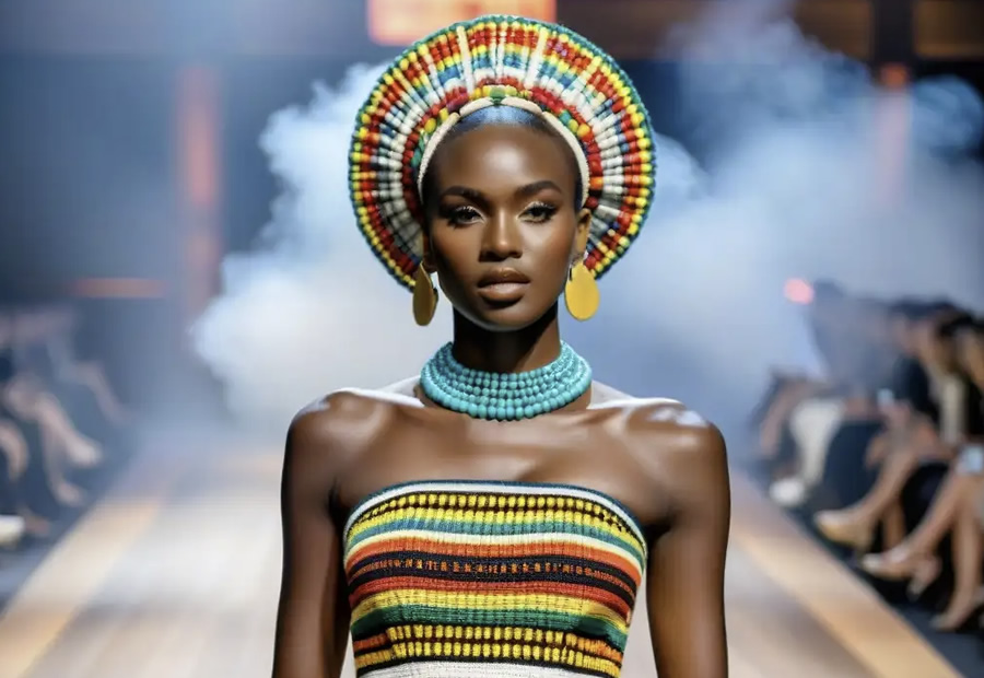 Tradición e innovación en la moda africana. (Foto: reinosafricanos.net)