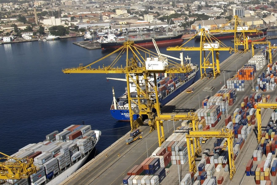 Puerto de Dakar, base de la Estrategia Nacional Portuaria de Senegal.