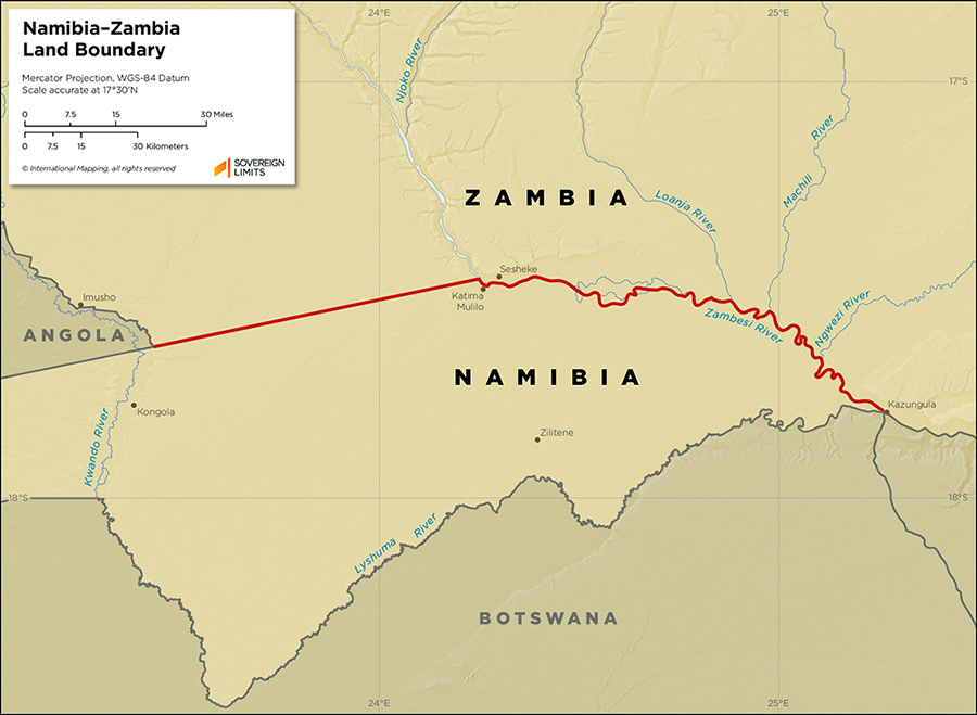 La frontera entre Namibia y Zambia, cada vez más invisible. Ahora los ciudadanos de ambos países solo necesitarán la tarjeta de identidad para cruzar de un lado a otro.