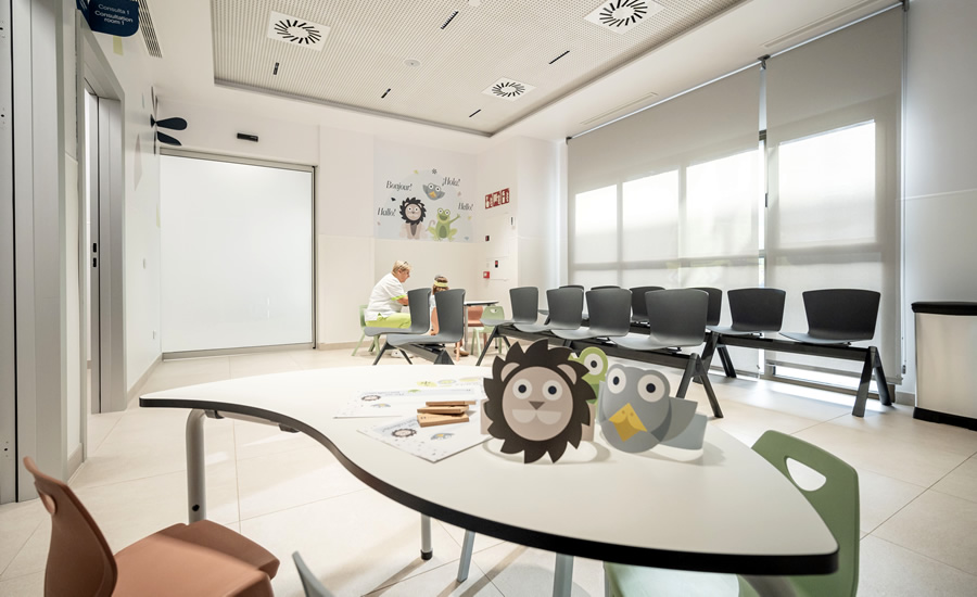 Sala de Urgencias en Hospiten Sur.