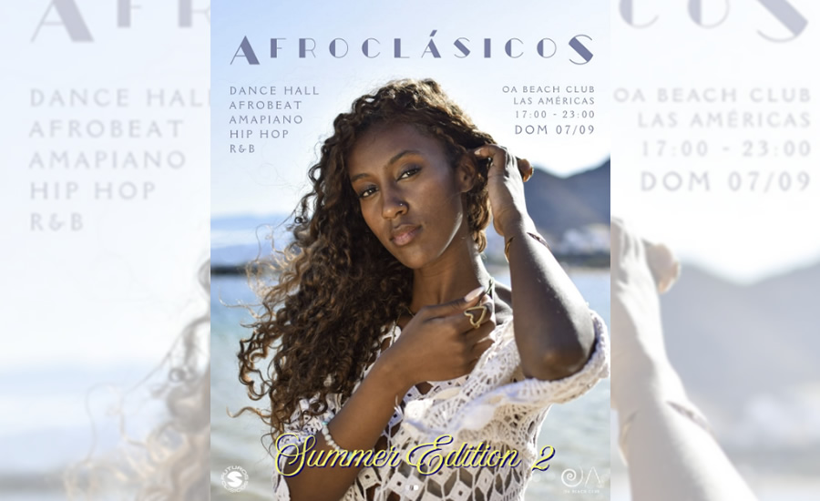 El 7 de septiembre, atardecer cargado de música africana en el OA Beach Club, Playa de las Américas.