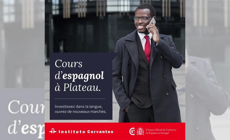 Curso de español en el Instituto Cervantes de Dakar, Senegal.