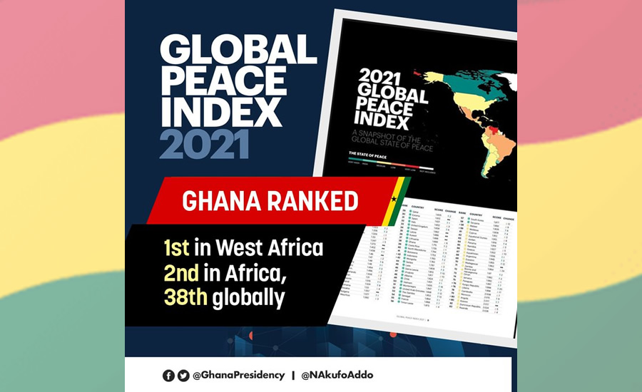 Imagen difundida en redes por el Gobierno de Ghana.