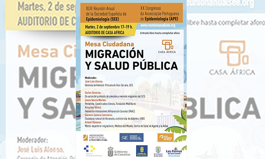 La Mesa Ciudadana Migración y Salud Pública se desarrolló en Casa África.