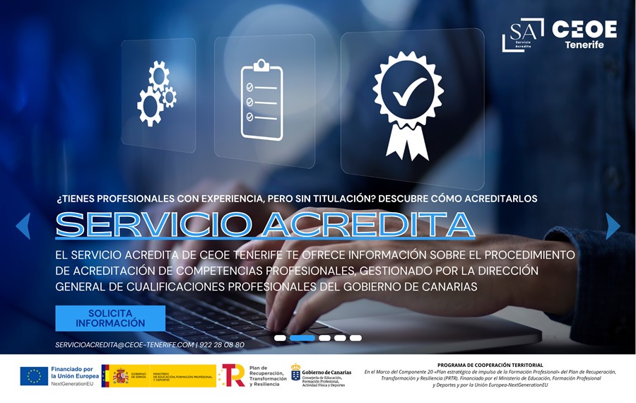 El PEAC permite a las personas trabajadoras validar oficialmente las competencias adquiridas a través de su experiencia laboral o de formación no formal.