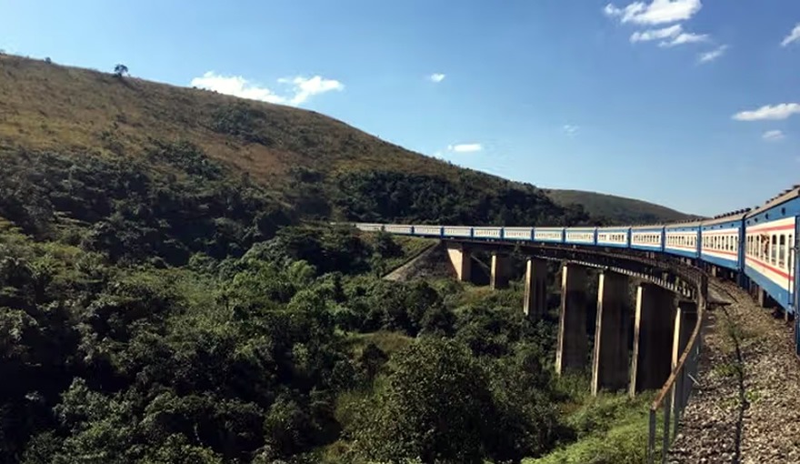 TAZARA conecta la región del Copperbelt, en Zambia, con la costa de Tanzania.