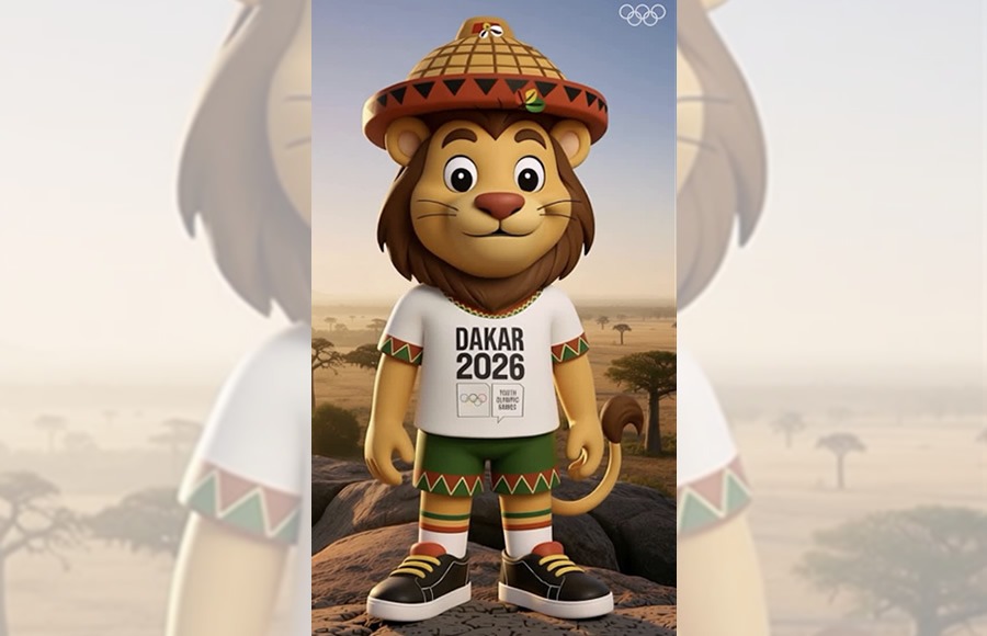Ayo, mascot of the Dakar 2026 Games.
